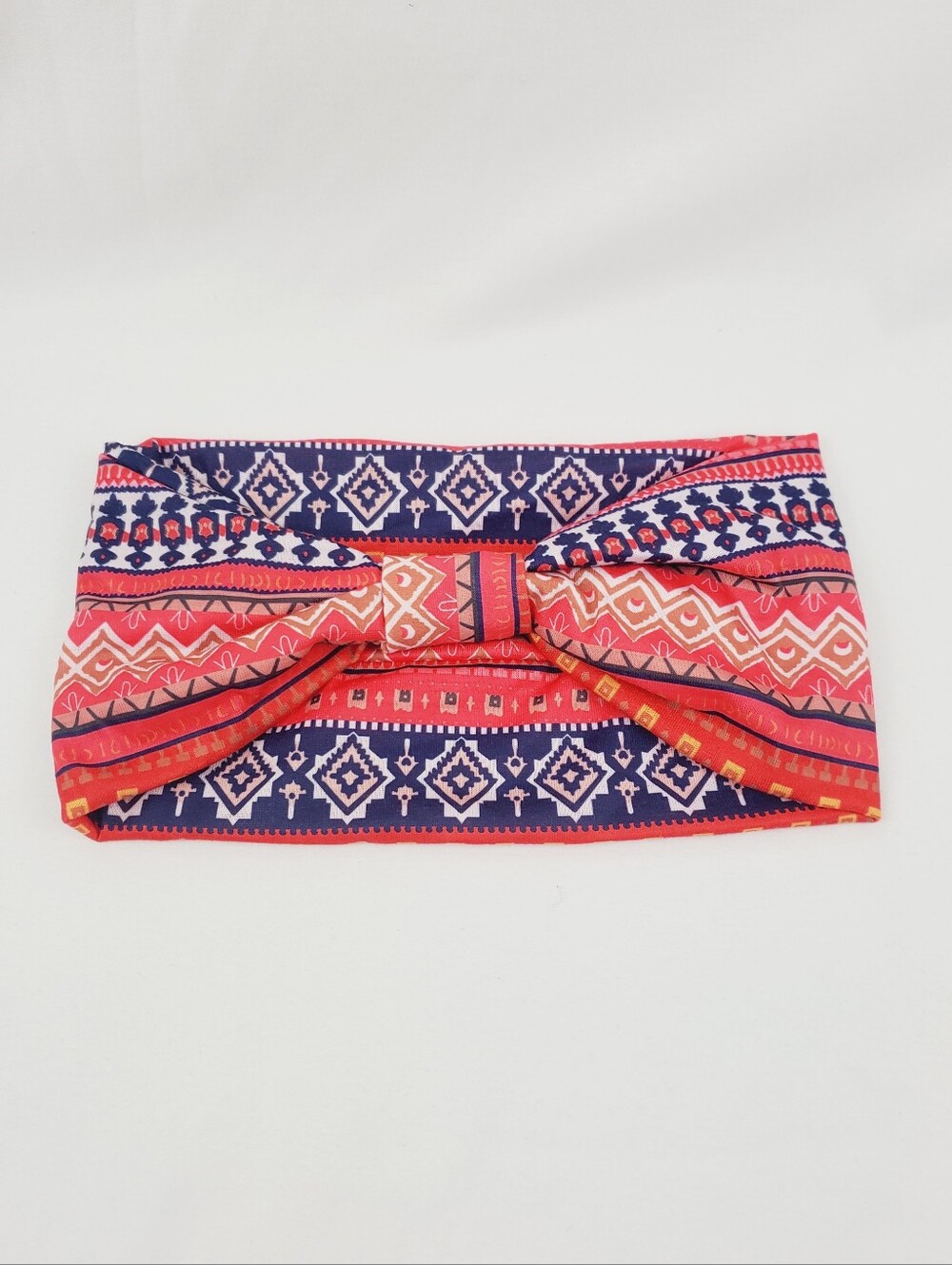 Bohemian Style Wide Cross Knotted Sports Yoga Sweatband Headband - Picture 2 of 6